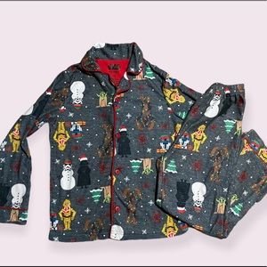 Star Wars Christmas Pajamas 2 Piece Kids Small